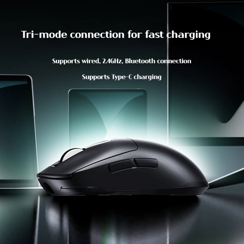 IN6 Wireless Bluetooth Gaming Mouse Tri-Mode PAW3311 12000DPI 1000HZ RGB Ultra Light Esports Mouse Gamer Accessories FPS CSGO