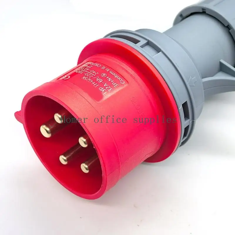 K43B CE32A Coupler Plug with Waterproof Cover for Outdoor Lighting and Appliance