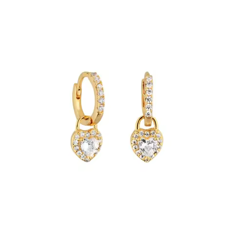 Brinco Argola Amor Radiante Roma Joias - Folheado a Ouro 18K | BR2720006