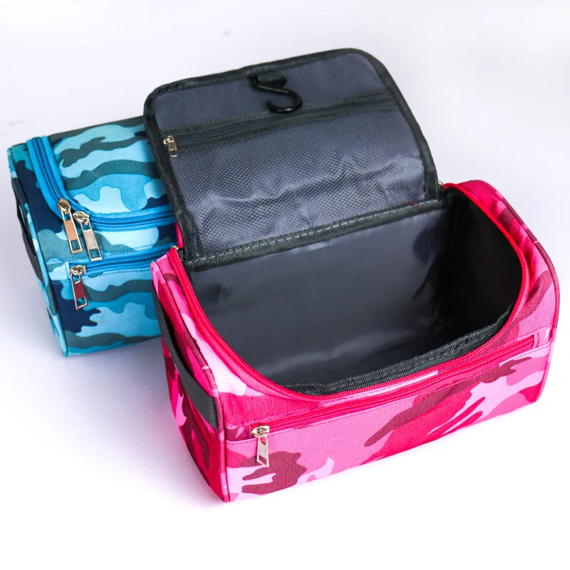 Make Up Camouflage Cosmetic Bag unisex travel organizer toiletry bag storage bag Large capacity Hanging Waterproof Wash Pouch