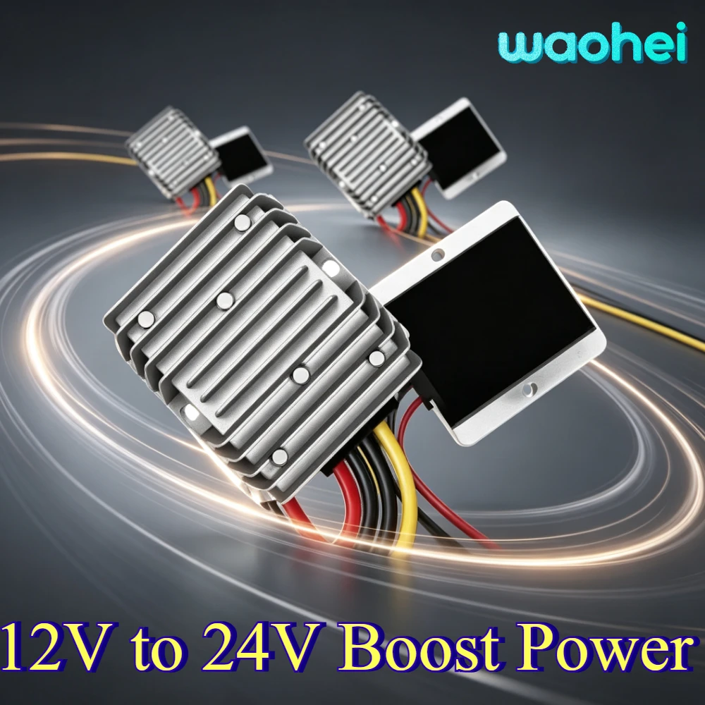 12V to 24V 3A 5A 8A 10A 12A 15A 20A DC Step Up Boost Power Converter Regulator Voltage 12 Volts to 24 Volts Non Isolated CE