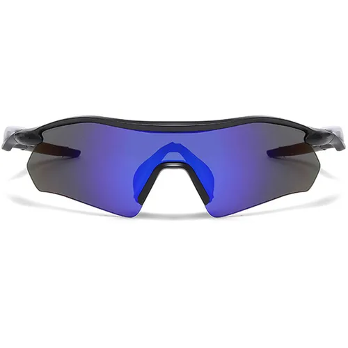 Imagen 2 del producto Gafas de sol Vintage de medio marco para hombres y mujeres UV400, gafas de sol de conducción para pesca al aire libre, gafas de espejo de diseño de marca para hombre UV400