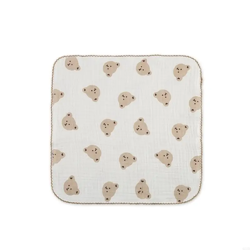

Q22D Soft Baby Cloth Bandana Drooling Cloth for Infant 0-1Year Baby Teething Sweat Wipe Cloth Towel High Absorbent Cotton Towel