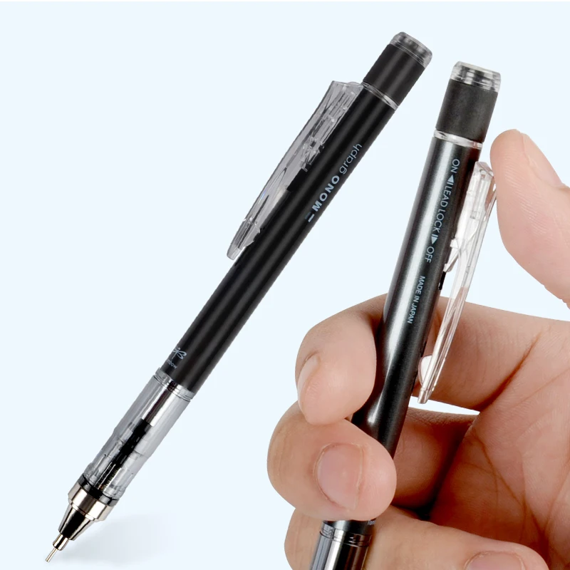 일본 TOMBOW MONO 기계식 연필 DPA-132, 산뜻한 색상, 저중력 자동 연필, 0.5mm 학용품, 한국 문구