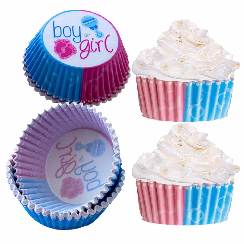 Boy Or Girl Cupcake Toppers Gender Reveal Onesie Question Mark Cupcake Picks Baby Shower Kids Birthday Party Cake Decor