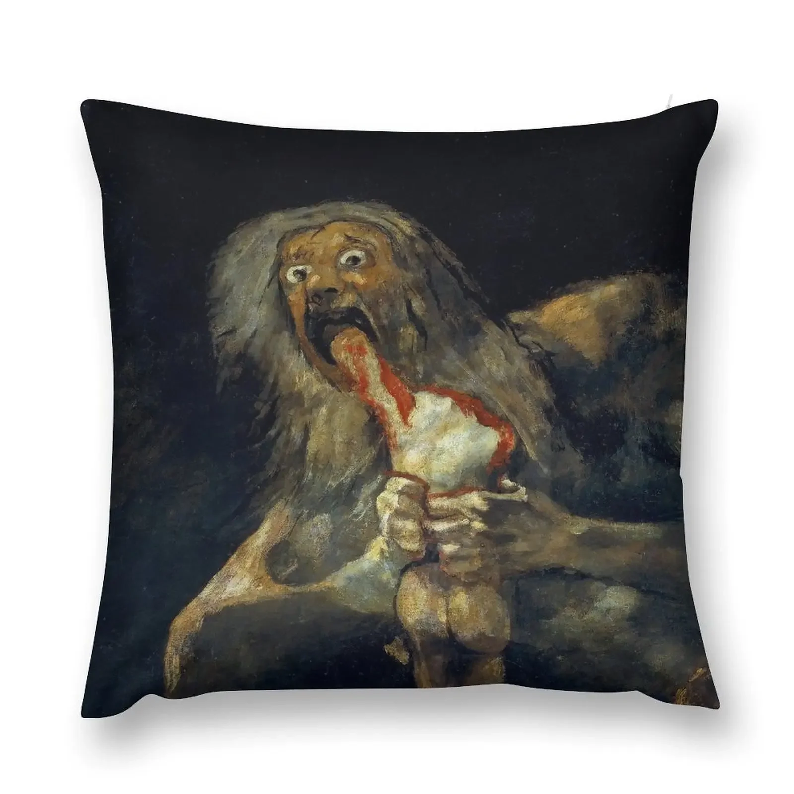 Saturn Devouring His Son Throw Pillow Decorative Sofa Cushions pillowcases for sofa cushions pillow