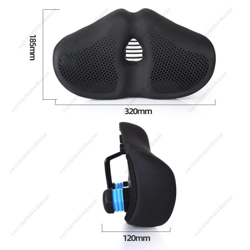 Oversized Waterproof Bike Saddle, Thickened Comfort Seat for Mountain Bikes & 412 Folding Bicycles