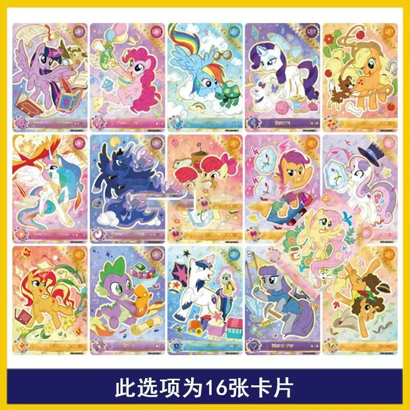 KAYOU Genuine My Little Pony Card Friendship Eternal 6 7 8 Huiyue Series SC SLR SGR UR Cute Princess Anime Collectible Cards Toy