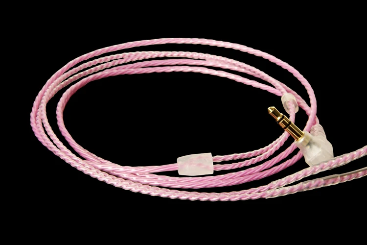 Cavo Audio sostitutivo di aggiornamento placcato argento OCC fatto a mano per Audio Technica ATH-IM04 ATH-IM03 ATH-IM02 ATH-IM01 ATH-IM50 IM70