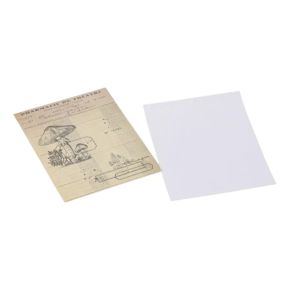 100*140Mm Plakboek Levert Licht Papier Zwavelzuur Papier Vintage Plakboekpapier Plakboekpapier Handwerk Voor Junk Tijdschriften