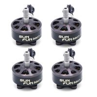 4pcs SUN FUN 2207 1750KV 2450KV 2750KV CW Thread FPV Racing Brushless Motor For RC Drone Quadcopter Spare Parts