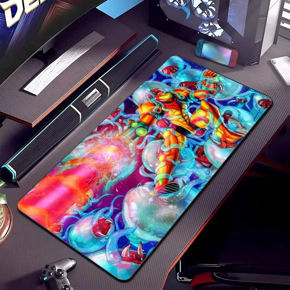 Imagem -06 - M-metroid Jogo Mouse Pad D-drakes Lockedge dos Desenhos Animados Grande Pad de Jogos Gamer de Computador Tapete de Teclado Mesa Mousepad pc Desk Pad