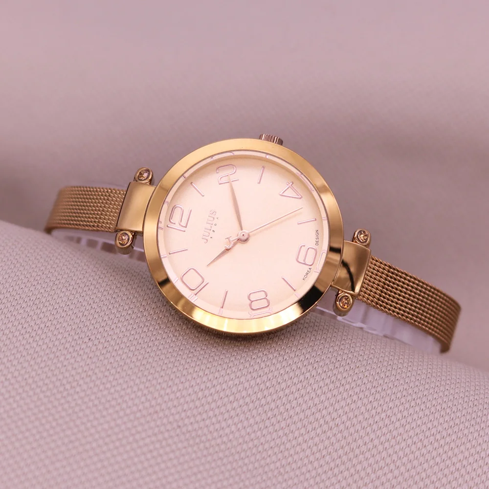 Women's Watch Japan Quartz Hours Simple Fine Fashion Dress Bracelet Stainless Steel Girl Gift Julius No Box