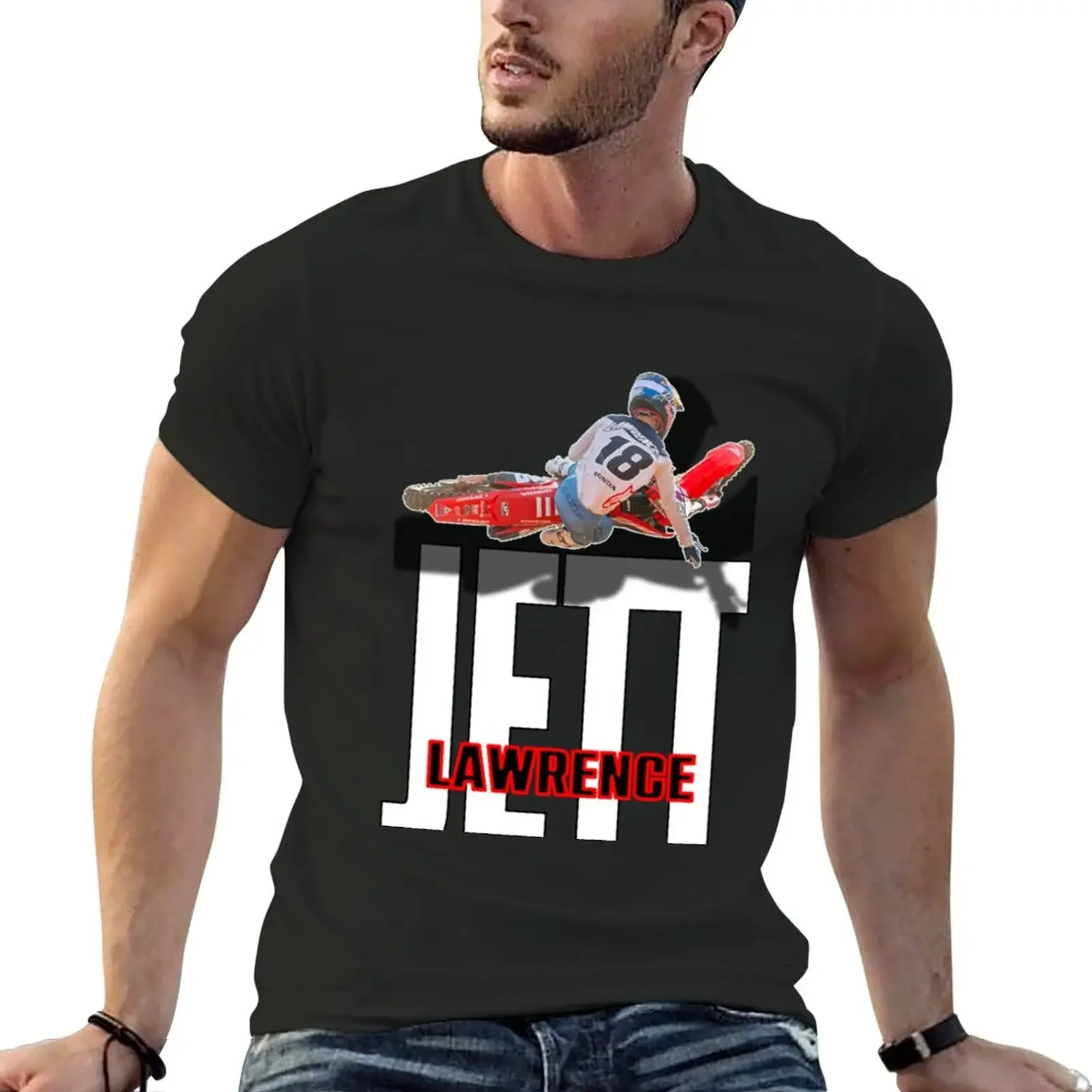 New JETT LAWRENCE MERCH, JETTSON,MOTORCROSS Premium T-Shirt Oversized t-shirt plain t shirts men