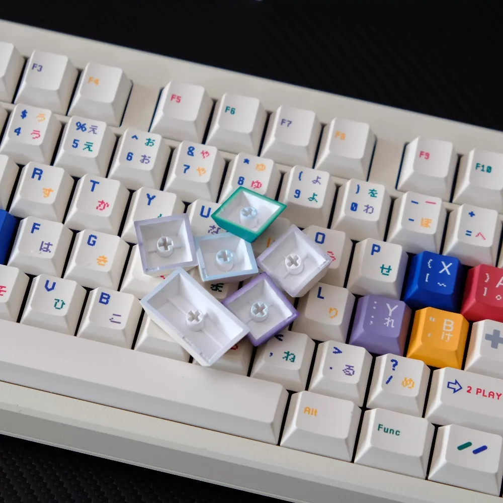 Sfc keycaps cereja perfil pbt sublimação para 75 68 84 87 98 104 108 ergonomia acessório de jogo keycaps para teclado mecânico