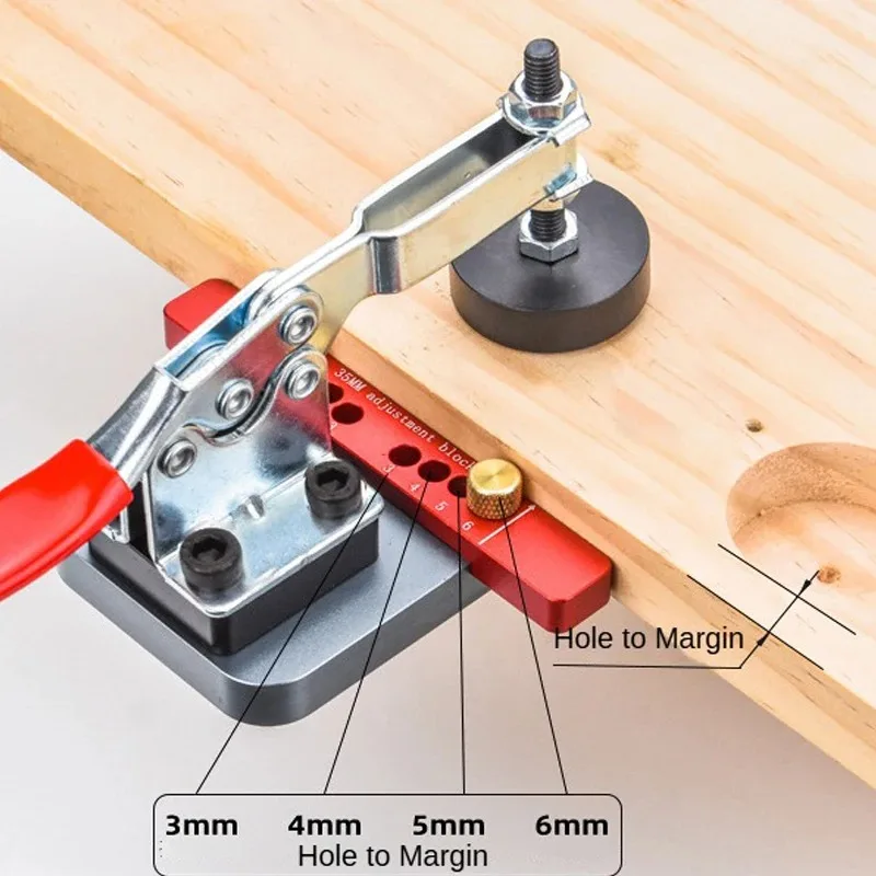 Furniture drilling bit drilling knife,woodworking tool fixture kit,26/35mm hinge drilling machine fixture kit,door hinge locator