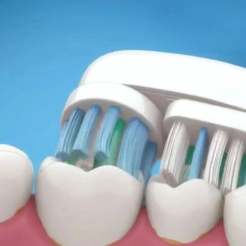 4-24pcs Dual Clean Replacement Brush Head Compatible with OralB Electric Toothbrushes Fit 100 500 1000 2000 3000 5000 6000 7000 image 2