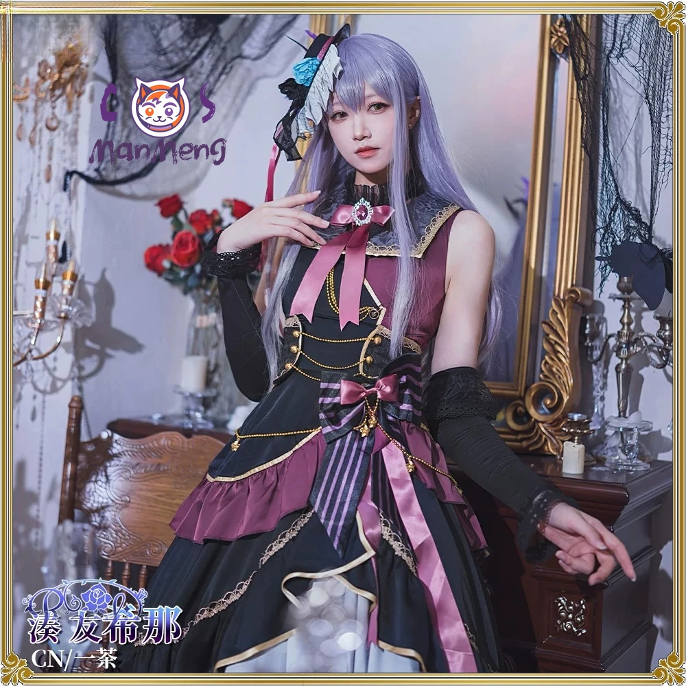 Disfraz de Yukina Minato para el 10.º aniversario de Anime BanG Dream, accesorios de uniforme, accesorios para mujer, vestido de Lolita para Halloween y Carnaval