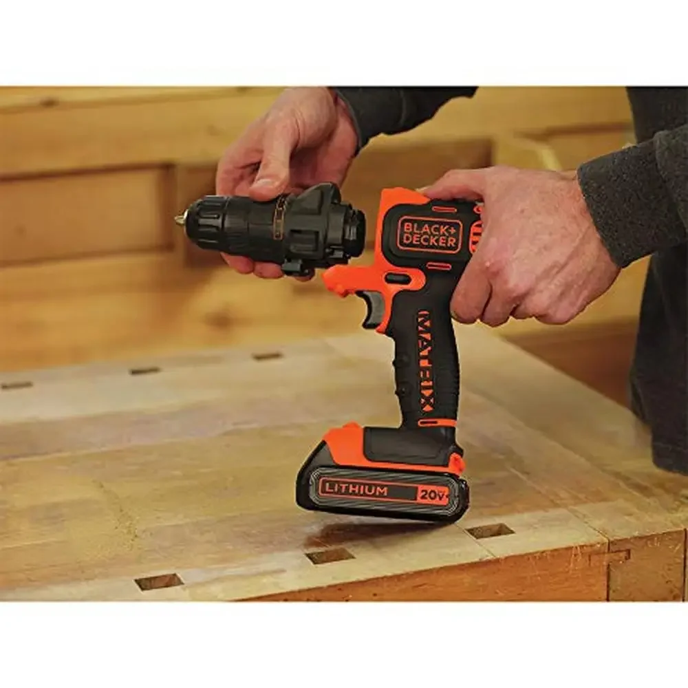 20V MAX Matrix Cordless Drill/Driver BDCDMT120C Compact Lightweight Design Powerful 20V Motor Matrix Quick Connect System Full