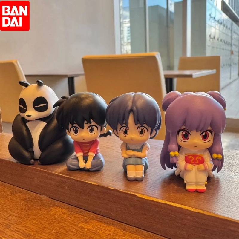 

Bandai Gashapon Ranma Nibun-no-Ichi Gashapon Toys Czekanie Styling Series Tendou Akane Genma Аниме Фигурка Модель Украшения Подарки