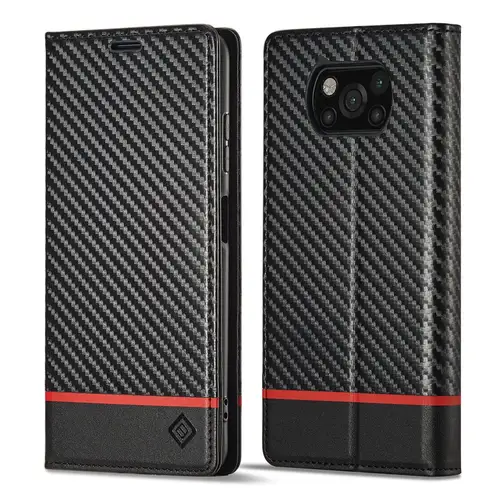 Magnetic Case For Xiaomi POCO X3 Pro Case Leather Classic Black Luxury Flip Cover For Xiaomi Poco X3 NFC X3Pro X 3 Wallet Case - Image 8