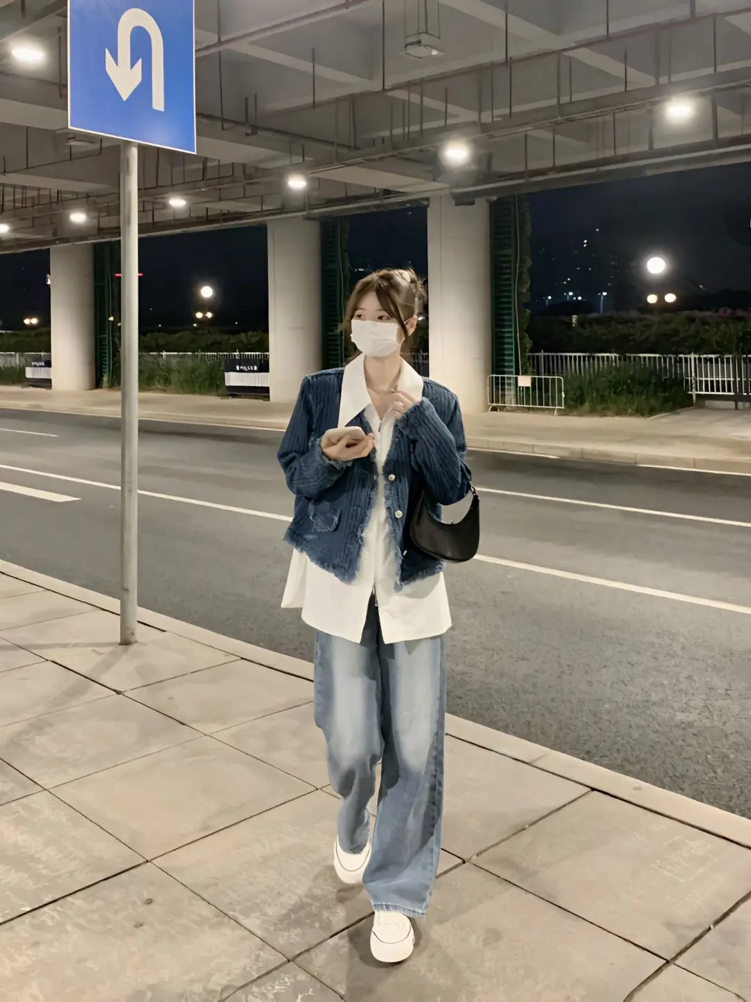 

Джинсовое пальто женское длинное женское осеннее спортивное пальто в рубчик с поясом большого размера для колледжа расклешенные шнурки плиссированные короткие вышитые повседневные