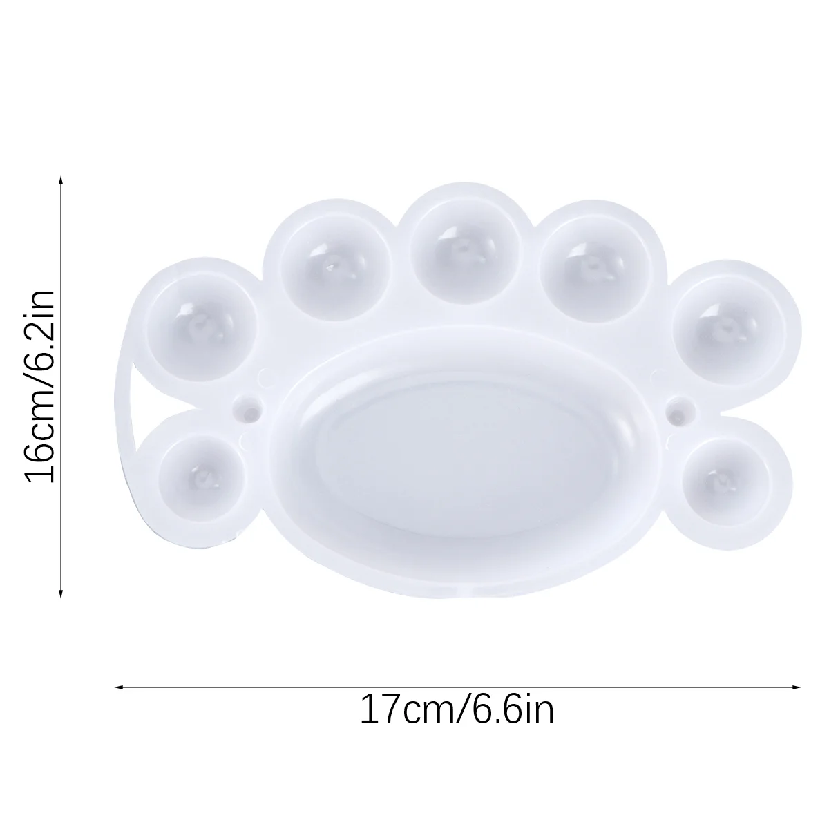 5pcs Plastic Paint Tray for Kids Children Painting DIY Project Craft painting palette kids painting palette