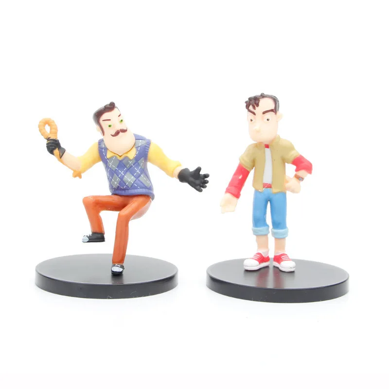 جديد 8 قطعة/المجموعة مرحبا جارتي مهرج أنيمي دمية عمل نموذج لجسم لعبة جمع زينة زخرفية الاطفال هدية #3