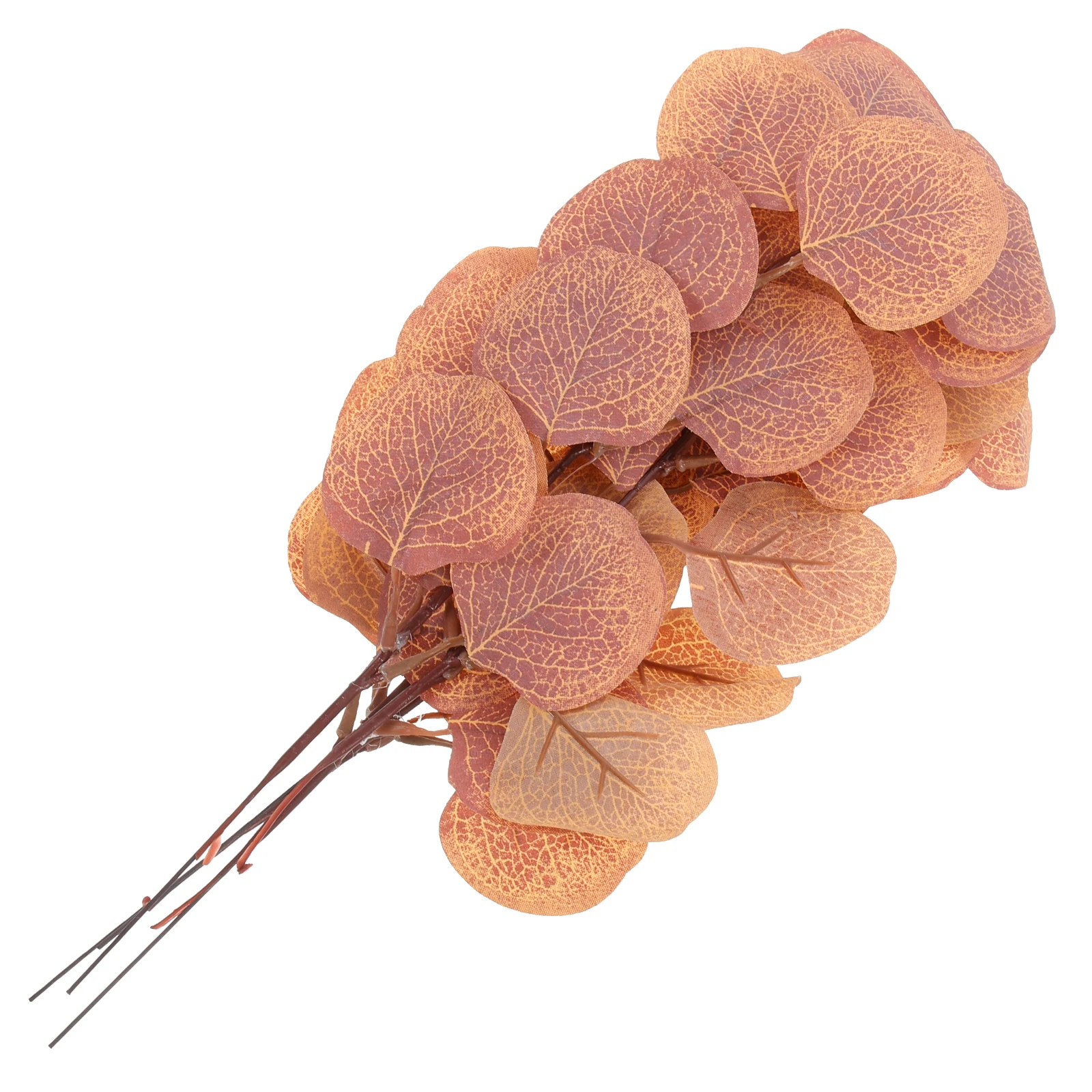 

Big Leaf Eucalyptus Decoration Artificial Leaves Stems Branches Home Office Hawaii Wedding Fall Decor Greenery