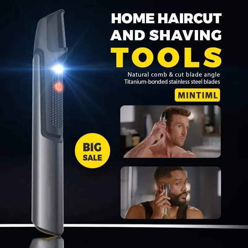 Multifunctional Waterproof IPX6 Electric Groin Hair Trimmer Cordless Back Shaver Professional Body Beard Hair Trimmer for Men