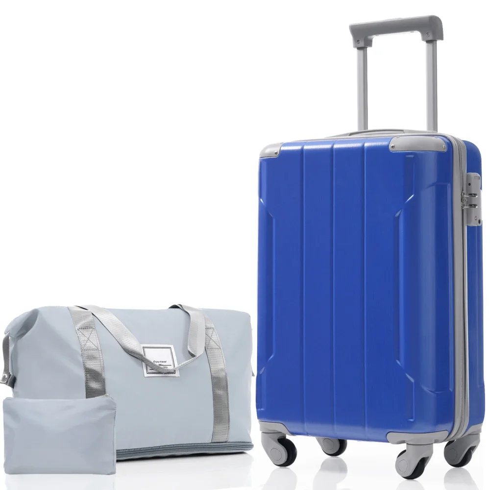 

20 Inch Carry On Luggage Set 3 Piece with Spinner Wheels,Lightweight Hardshell ABS Suitcase for Weedend Getaways,Business Travel