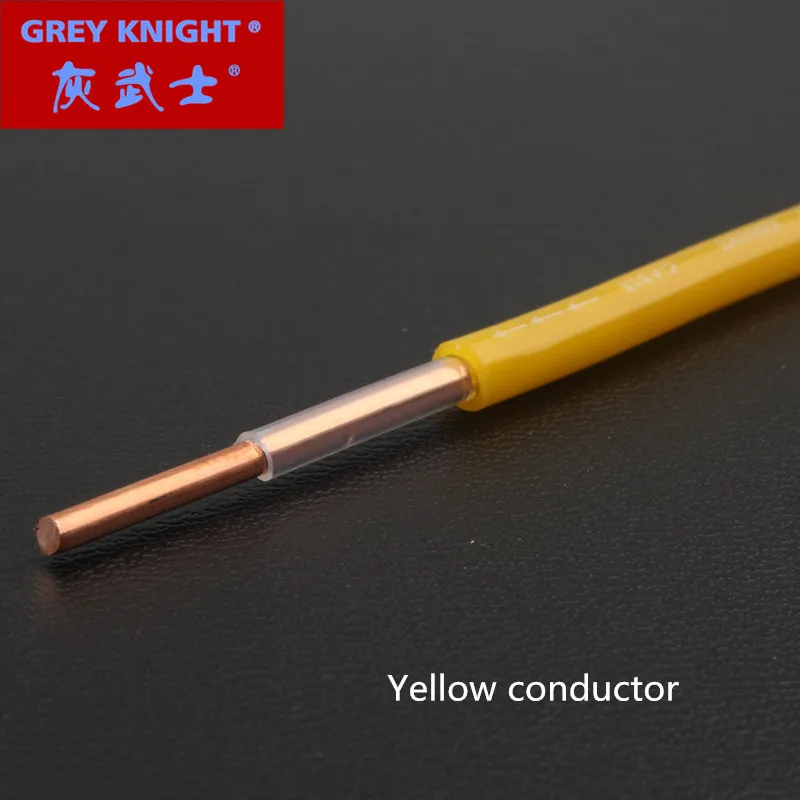 Grey Knight 2.5/4mm ² OCC przewód zasilający pojedynczy przewód miedziany wysokiej odporny na temperaturę kabel wewnętrzny luzem