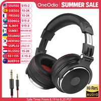 Oneodio Wired Headphones Professional Studio Pro 10/30/50 DJ Headphones With Microphone Over Ear HiFi Hi-Res Monitor Headset