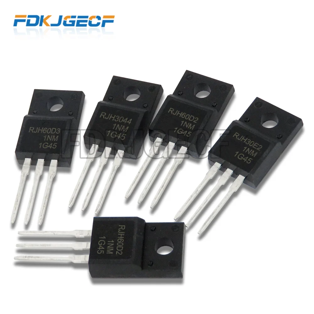 10pcs RJH30E2 TO-220F RJH60D3 RJP30E2 RJP30H1 RJP4301 RJP43F4A RJP60F3 RJP63F3 RJP63F4A RJP63K2 SF10A400H TO-220