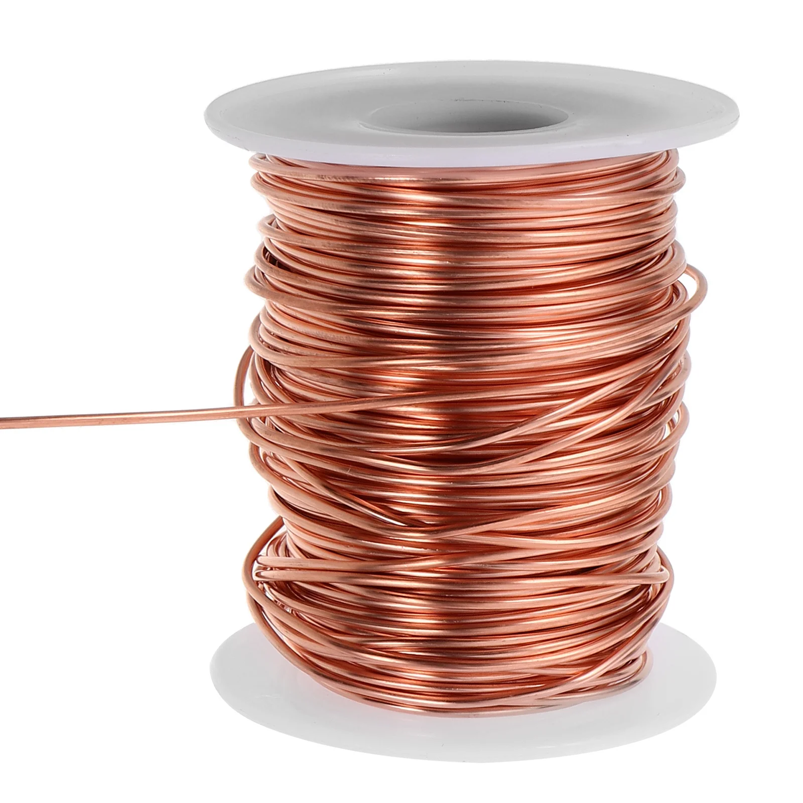 

1 рулон медной проволоки, катушка, чистая мягкая гибкая медная проволока для изготовления ювелирных изделий, бисероплетения, садоводства, электрокуляры, поделки своими руками