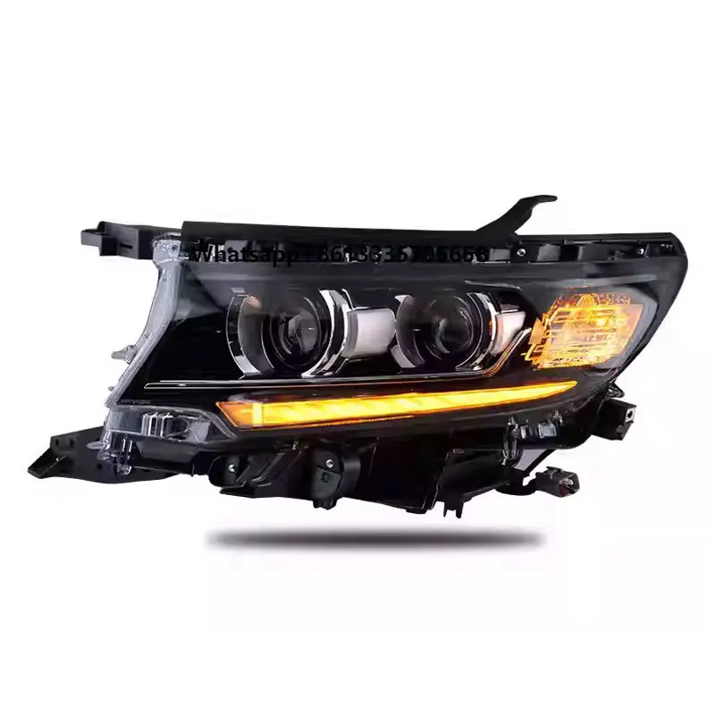 

Suitable for 18-23 for Prado Headlights with High-end LED Daytime Running Lights and Flowing Steering