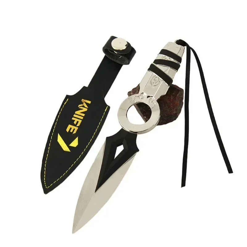 17cm faca valorant jett kunai arma balisong modelo de metal jogo katanas periférico samurai espada acessórios presentes brinquedos faca