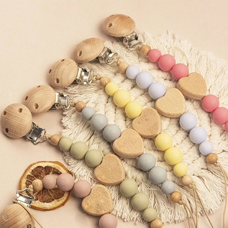 

XXFE детская цепочка для соски-клипсы, держатель для девочек и мальчиков, игрушка-прорезыватель, ремешок для соски, зажим для