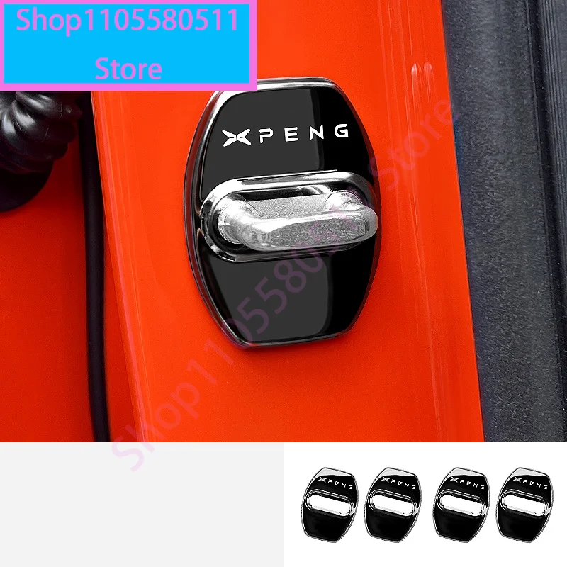 For Xpeng G6 2025-2026 Door Lock Protection Cover Stainless Steel Door Buckle Rust Prevention Automobile Modification Supplies