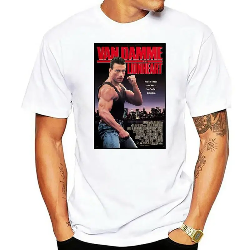 LION HEART JEAN CLAUDE VAN DAMME MOVIE POSTER T-SHIRT