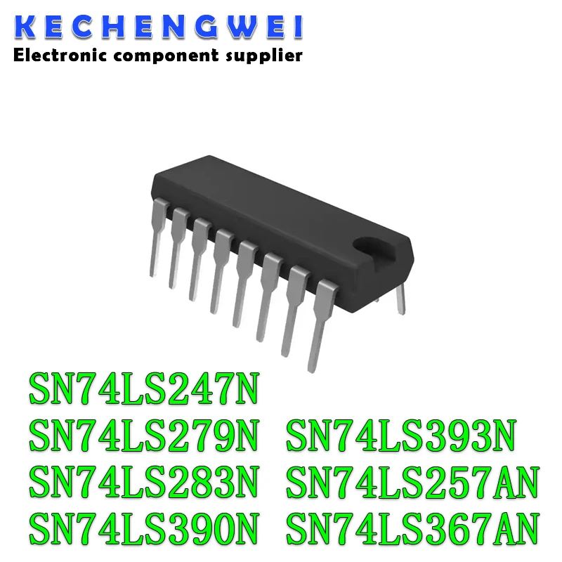 5PCS HD74LS283P DIP-16 74LS283 SN74LS283N DIP SN74LS247N SN74LS257AN SN74LS279N SN74LS367AN SN74LS390N SN74LS393N 74LS393 DIP-14