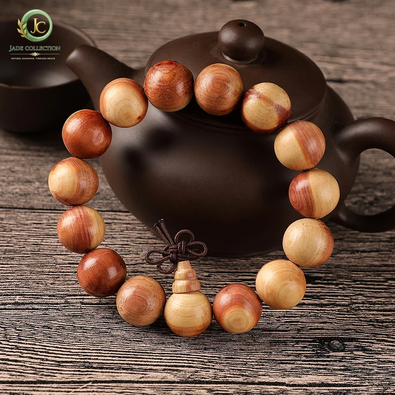 Natural cedar wood bracelets wholesale, rock cedar incense Buddhist beads, men's sandalwood prayer beads, hand accessories, stre
