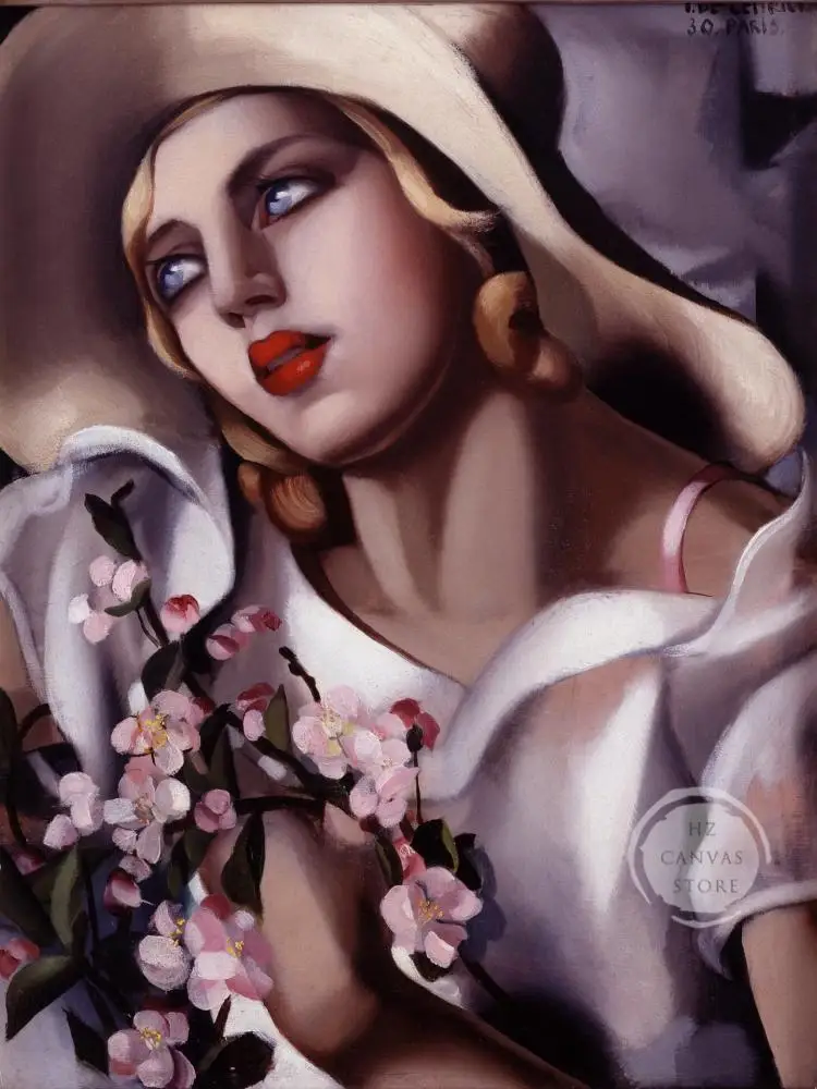 Tamara De Lempicka Posters Abstract Woman Art Canvas Paintings Wall Pictures Ideal for Nordic Living Room