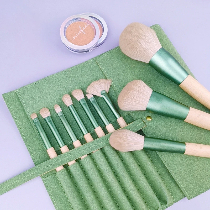 Set di pennelli per trucco Set di cosmetici di bellezza per donna Blush Ombretto per sfumare Pennelli per shader corti per kit di strumenti per trucco Maquiagem