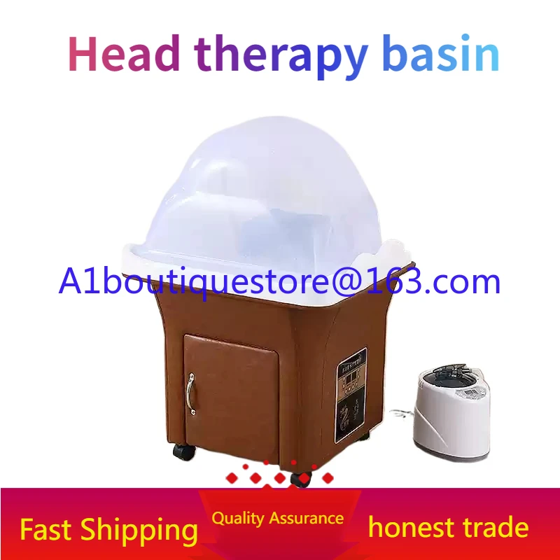 Water circulation head therapy instrument No connection to water, movable head treatment basin, fumigation spa, spa