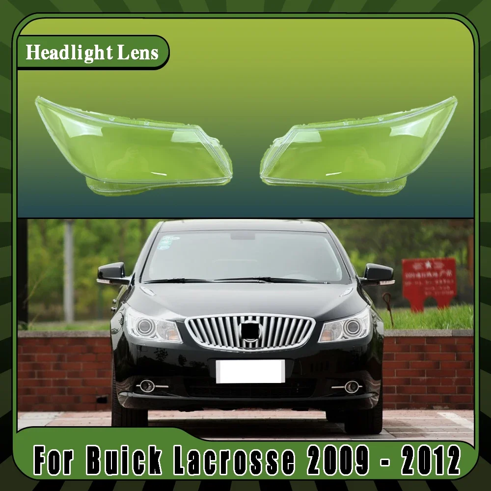 Car Headlamp Lens Cover Headlight Glass Lens Lamp Transparent Shade Shell Car Accessories For Buick Lacrosse 2009 2010 2011 2012