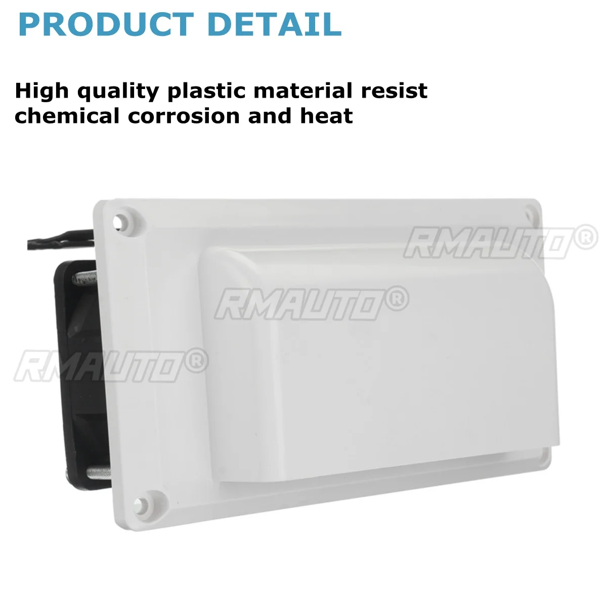 12V 25W Side Air Vent Ventilation For RV Trailer Caravan Side Air Exhaust Fan Automobile Accessories Car Styling Camper