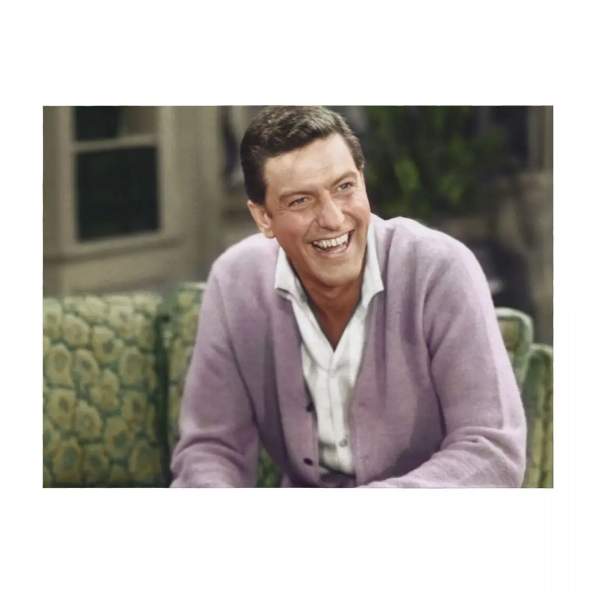 

Dick V D in colour Throw Blanket Decorative Sofas decorative Thins Summer Blankets