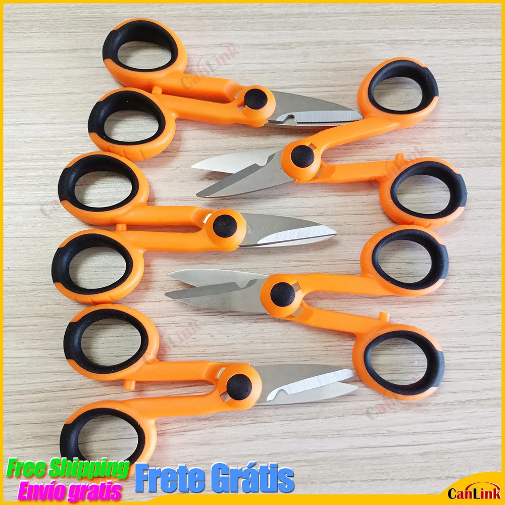 Fiber Optic Kevlar Cutter Scissors Kevlar Aramid Fiber Sharp Scissors Electrician Tools Jumper Wire Pigtail Tools