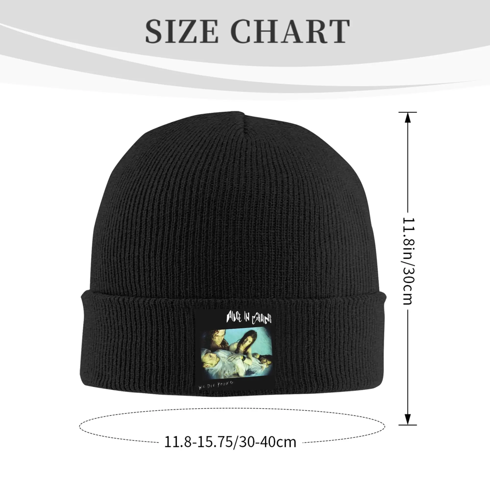 Music Grunge Rock Alice In Chains Screaming Trees Winter Skullies Beanies Hat Warm Autumn Knitted Hats Bonnet Cap for Women Men